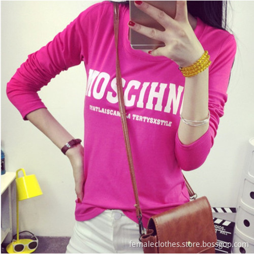 Autumn new Slim large size long-sleeved T-shirt cotton comfort/Nueva camisa de algodón de otoño delgado de manga larga y cómoda